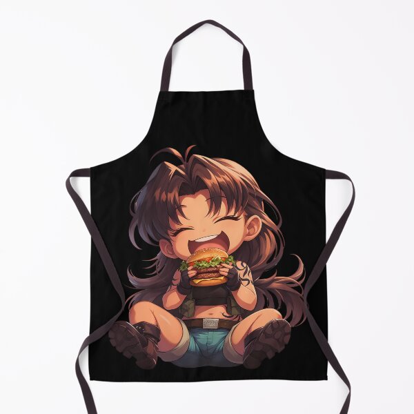 Item preview, Anime Revy Black Lagoon Chibi Kawaii Burger Anime Tough Cheerful Moment designed and sold by earlobejerk.
