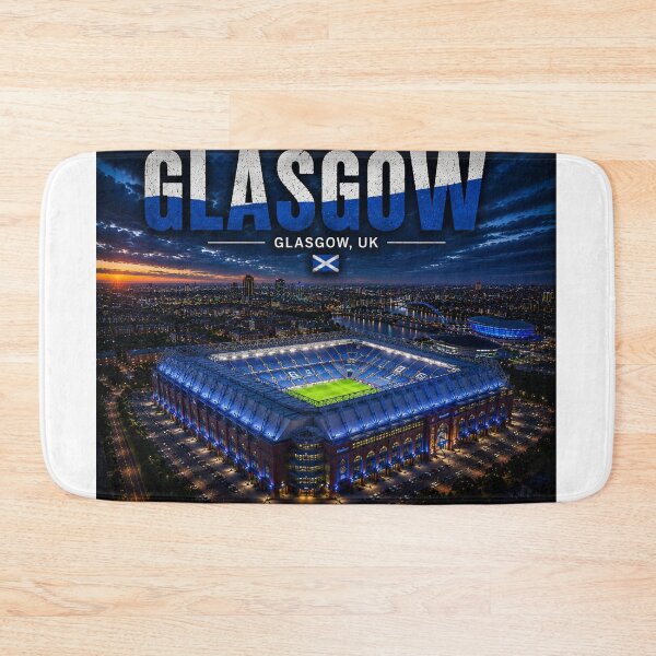 Item preview, Glasgow Sports Stadium Heritage – Royal Blue Edition designed and sold by globetrottergfx.