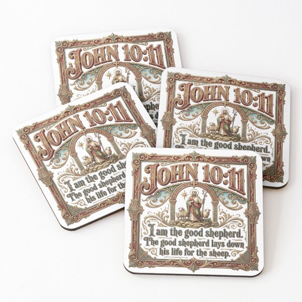 Item preview, JOHN 10:11 designed and sold by likbatonboot.