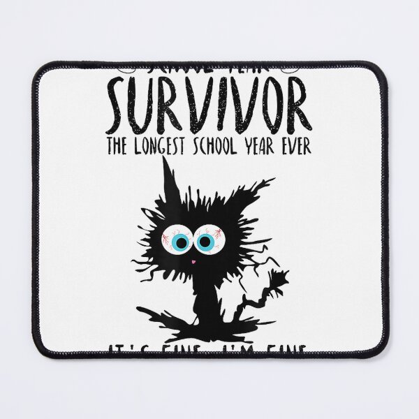 Item preview, Cool Another School Year Survivor Cat Funny Teacher Student T-Shirt designed and sold by SavsMerch.
