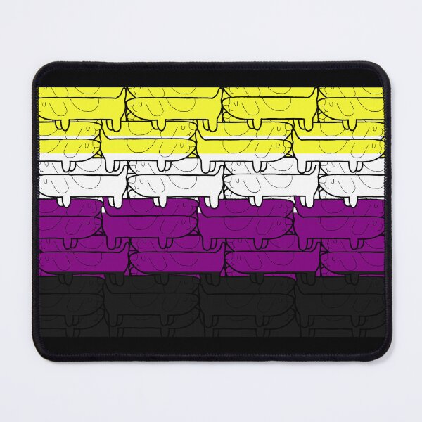 Item preview, Non-Binary Long Dog Pride Flag designed and sold by JammerSammer.