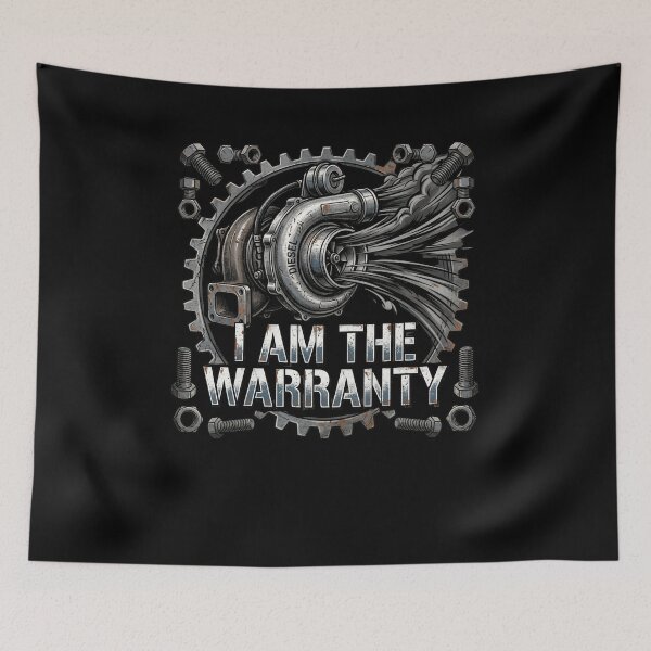 Item preview, I AM THE WARRANTY Diesel Turbo Mechanic Engine designed and sold by snowry.