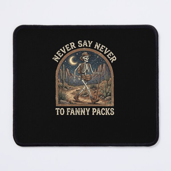Item preview, Never Say Never To Fanny Packs Skeleton Hiker designed and sold by snowry.