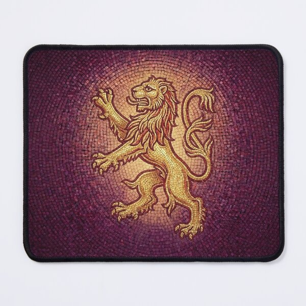 Item preview, Golden Lion Rampant Mosaic Heraldic Art designed and sold by KCdS2026.