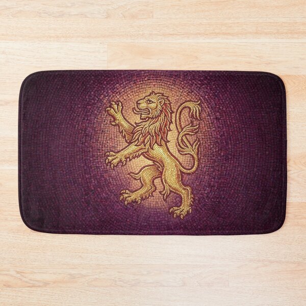Item preview, Golden Lion Rampant Mosaic Heraldic Art designed and sold by KCdS2026.