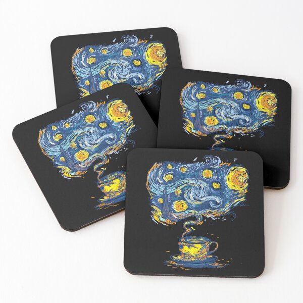 Item preview, Starry Night Van Gogh Head Mug Art  designed and sold by Littermin.