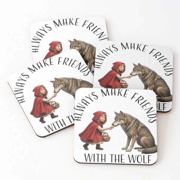 Item preview, Befriend the Wolf designed and sold by Foxlindesigns.