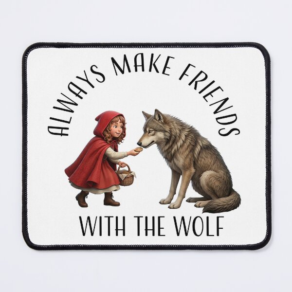 Item preview, Befriend the Wolf designed and sold by Foxlindesigns.