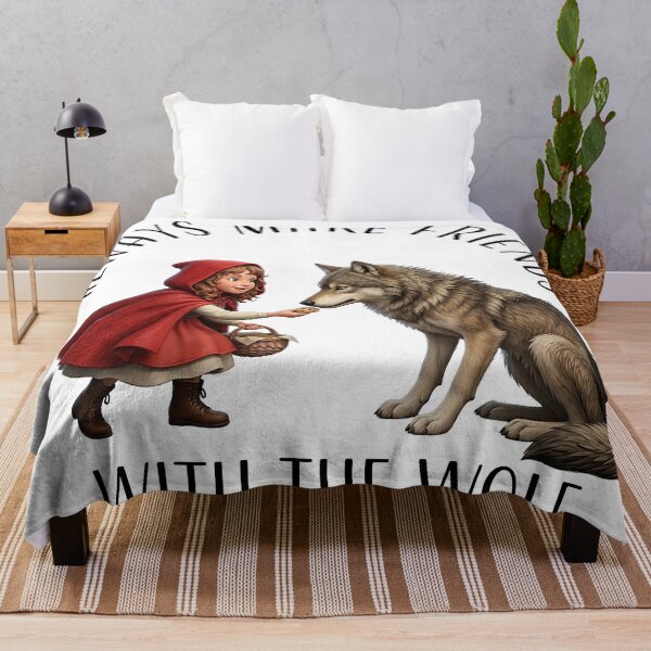 Item preview, Befriend the Wolf designed and sold by Foxlindesigns.