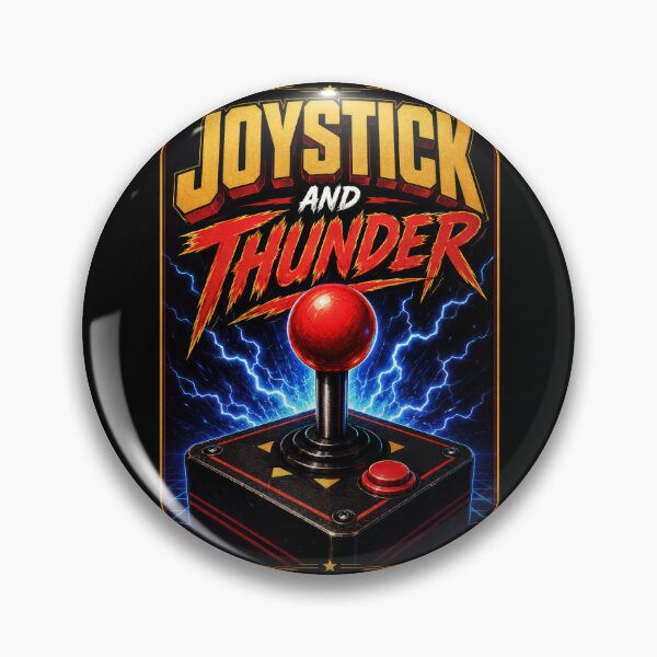 Artikelvorschau, Joystick und Thunder Retro Arcade Gaming entworfen und verkauft von Sketchlegacy.
