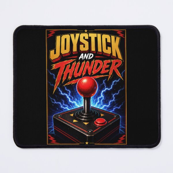 Item preview, Joystick and Thunder Retro Arcade Gaming  designed and sold by Sketchlegacy.