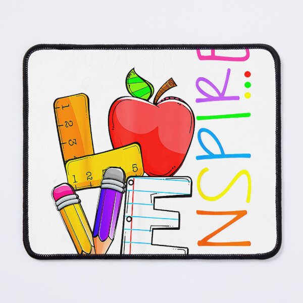Item preview, Cute Teach Love and Inspire Men Women Teacher T-Shirt designed and sold by KTY-NUSS.