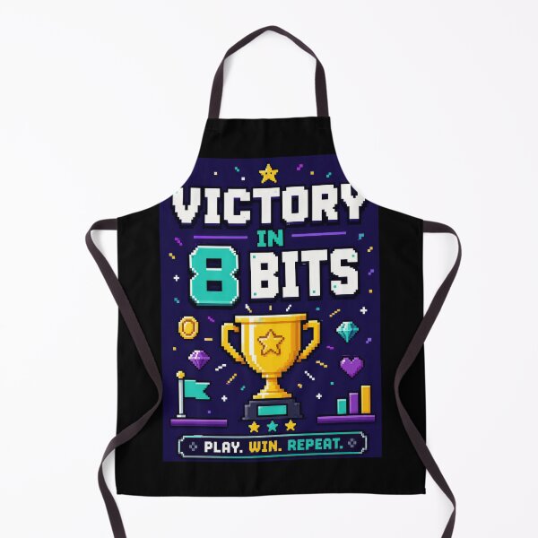 Item preview, Victory in 8 Bits Retro Gaming Trophy designed and sold by Sketchlegacy.