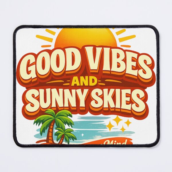 Item preview, Good Vibes Summer Beach T-Shirt designed and sold by CoolGTees.