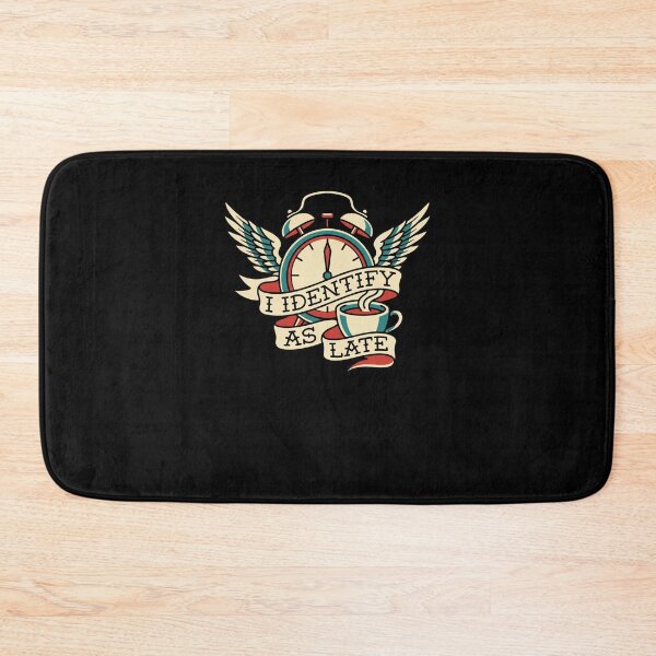 Item preview, I Identify As Late Funny Alarm Clock Coffee designed and sold by snowry.