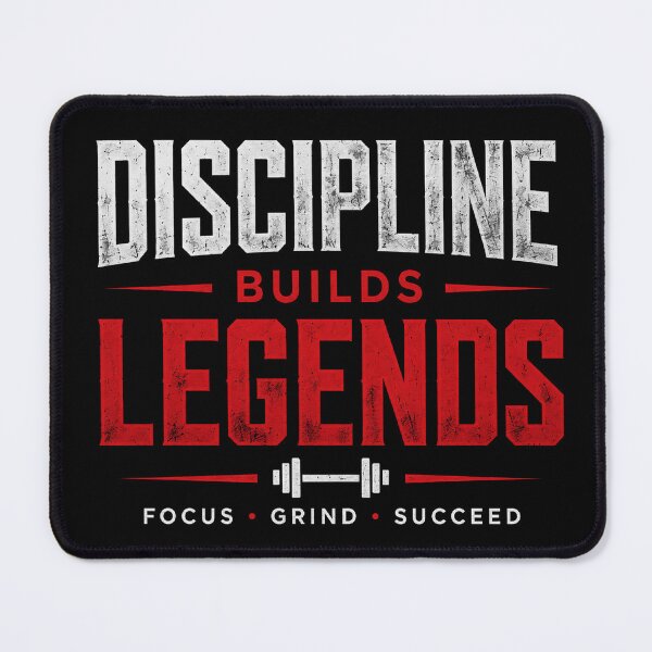 Item preview, Discipline Builds Legends Shirt | Gym Motivation | Fitness Mindset | Success Quote designed and sold by littlestore.