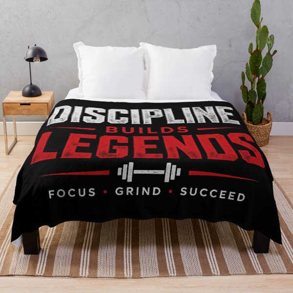 Item preview, Discipline Builds Legends Shirt | Gym Motivation | Fitness Mindset | Success Quote designed and sold by littlestore.