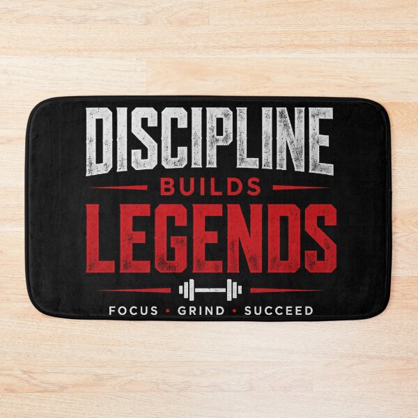 Item preview, Discipline Builds Legends Shirt | Gym Motivation | Fitness Mindset | Success Quote designed and sold by littlestore.