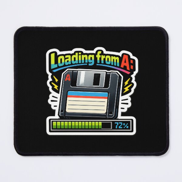 Item preview, Loading from A Retro Floppy Disk Design  designed and sold by Sketchlegacy.
