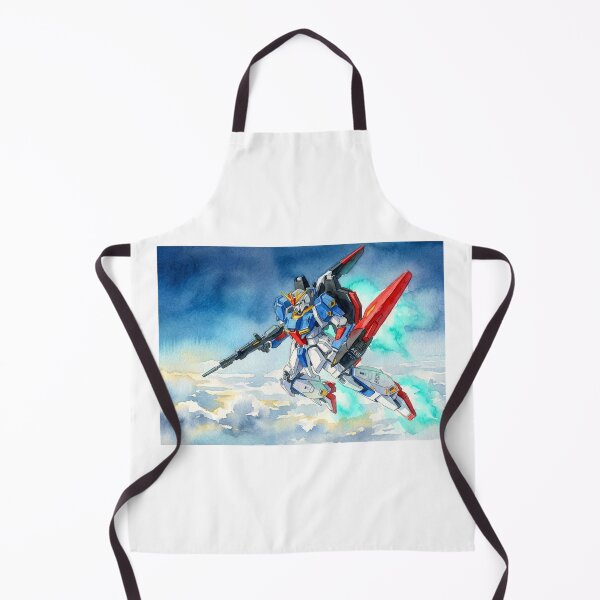 Item preview, watercolour illustration ZETA Gundam Z Full Artwork traditional art designed and sold by sabartgunpla.