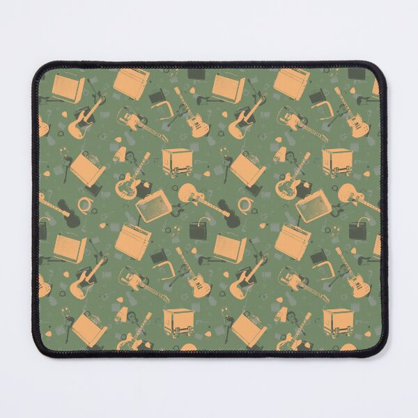 Item preview, Gig Day | Pass Those Peas Retro Funk Guitar and Amplifier Pattern designed and sold by Analog Threads & Goods.