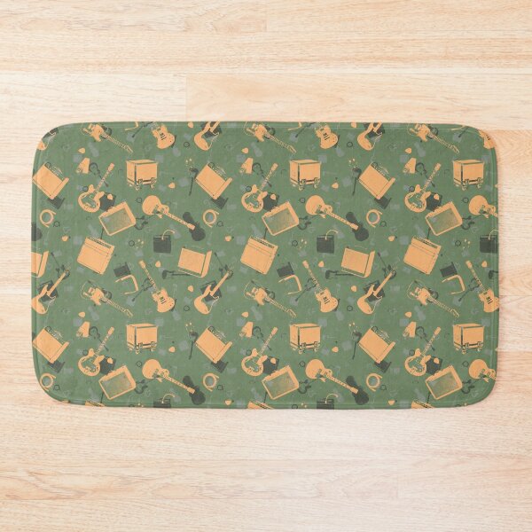 Item preview, Gig Day | Pass Those Peas Retro Funk Guitar and Amplifier Pattern designed and sold by Analog Threads & Goods.