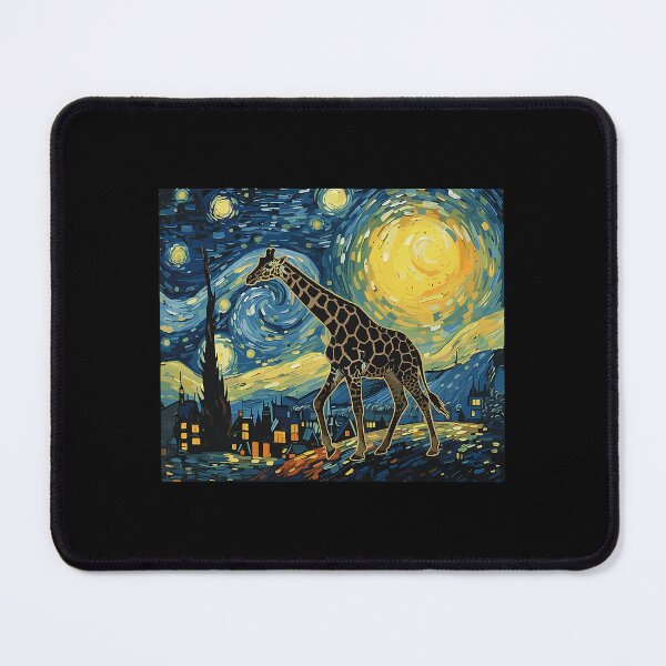 Item preview, Giraffe Starry Night Van Gogh Art Lover Men Women designed and sold by Littermin.