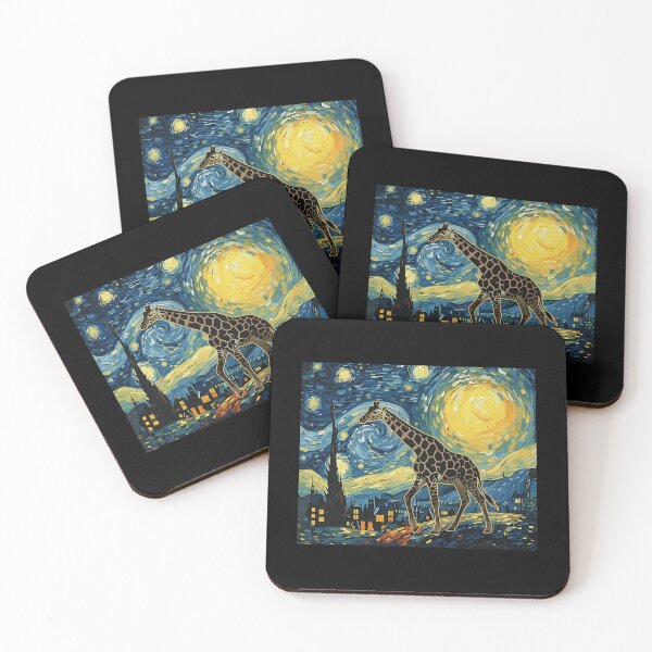 Item preview, Giraffe Starry Night Van Gogh Art Lover Men Women designed and sold by Littermin.