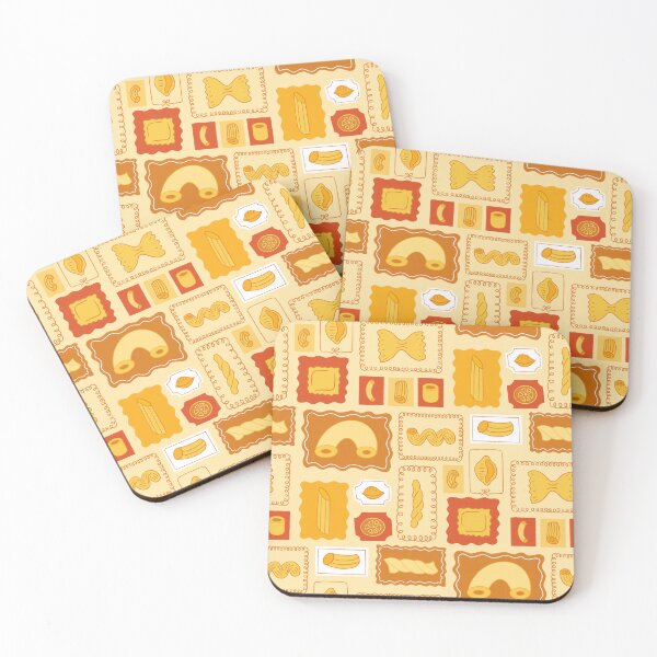 Item preview, Golden Pasta Noodles Seamless Pattern designed and sold by Olive Lane Creative.