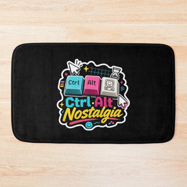 Item preview, Ctrl Alt Nostalgia Retro Computer Sticker designed and sold by Sketchlegacy.