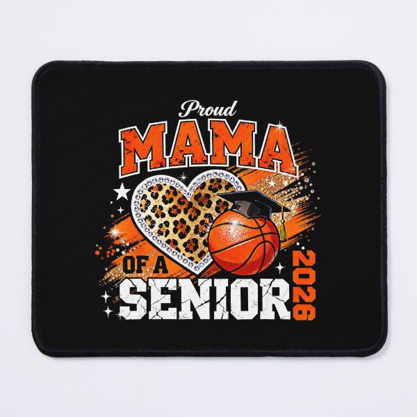 Item preview, Proud Mama of a Senior 2026 Basketball Leopard Print Graduation designed and sold by allistermariam.
