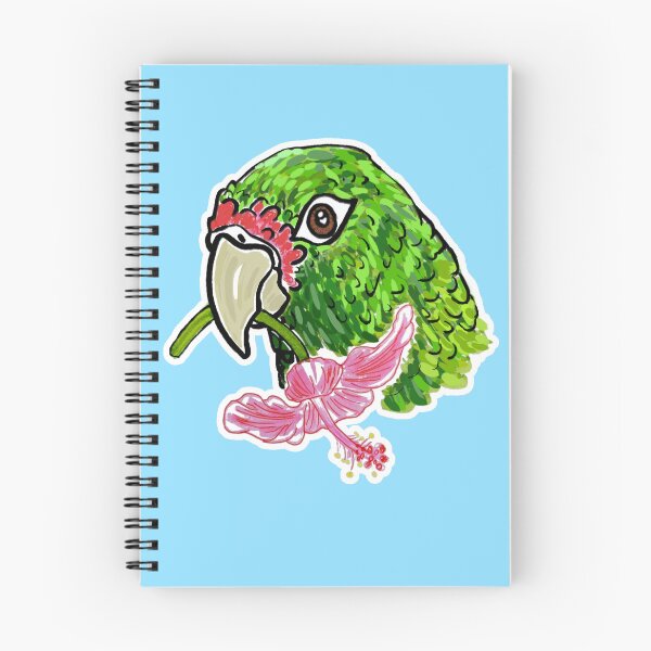 Item preview, Puerto Rican Parrot Holding FLower designed and sold by Otterlyfancy.
