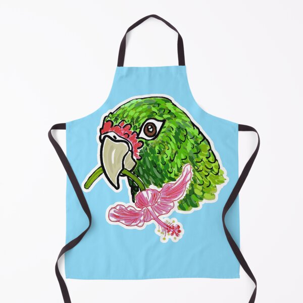 Item preview, Puerto Rican Parrot Holding FLower designed and sold by Otterlyfancy.