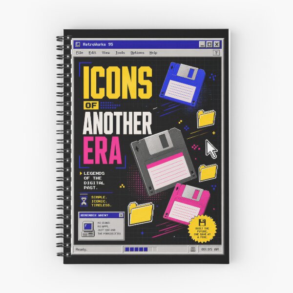 Item preview, Icons of Another Era Retro Computer Poster  designed and sold by Sketchlegacy.