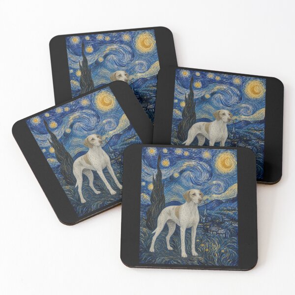 Item preview, Braque du Bourbonnais Dog Van Gogh Starry Night  designed and sold by Littermin.