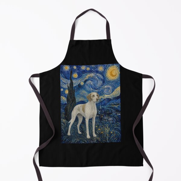 Item preview, Braque du Bourbonnais Dog Van Gogh Starry Night designed and sold by Littermin.