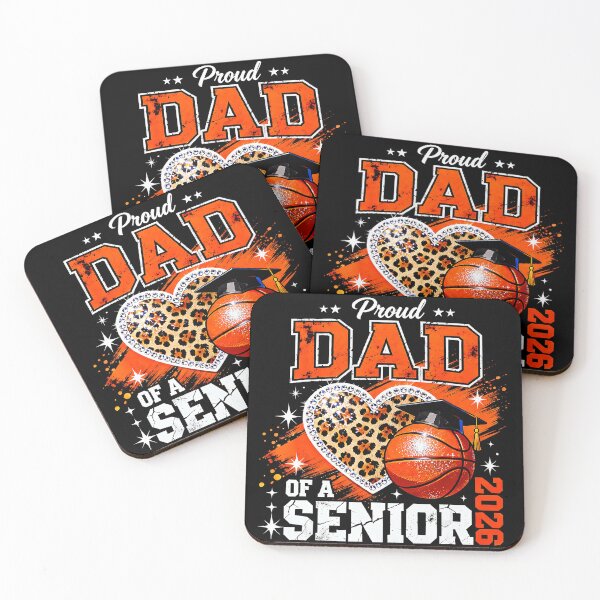 Item preview, Proud Basketball Dad Celebrating a Senior Class of 2026 with Leopard Style designed and sold by allistermariam.