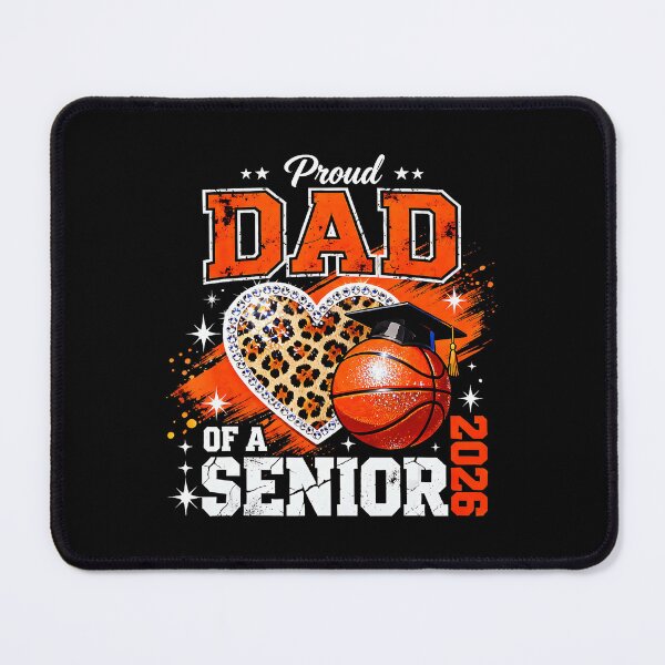 Item preview, Proud Basketball Dad Celebrating a Senior Class of 2026 with Leopard Style designed and sold by allistermariam.
