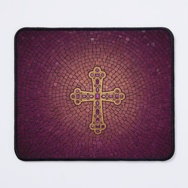 Item preview, Ornate Byzantine Cross Mosaic Art designed and sold by KCdS2026.