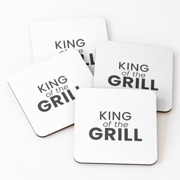 Item preview, King Of The Grill Funny BBQ Dad Tee designed and sold by 7Four1 Designs.