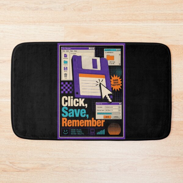 Item preview, Click Save Remember Retro Floppy Disk Poster  designed and sold by Sketchlegacy.