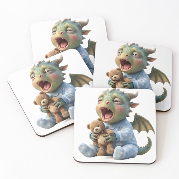 Artikelvorschau, Drachen-Schlafanzug entworfen und verkauft von Foxlindesigns.