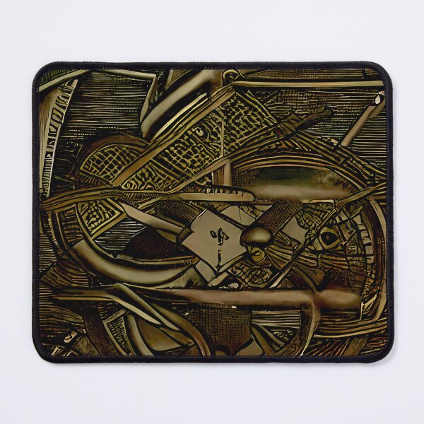 Item preview, Dark Golden Lattice Hidden Eyes Tapestry Mesh Biomechanical Surreal Abstract Art designed and sold by YugenWorkshop.