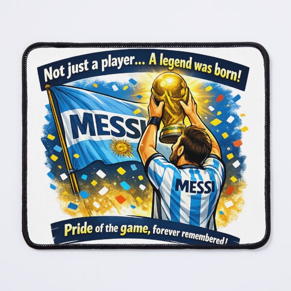 Item preview, Messi Argentina Pride Meme – Cartoon World Cup Design designed and sold by Bluepanda21.