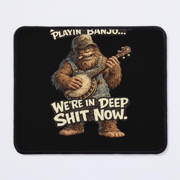 Item preview, Banjo BigFoot designed and sold by LevonsCrazyArt.