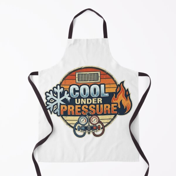Item preview, Retro HVAC Tech: Cool Under Pressure Vintage Graphic designed and sold by Meharshop.