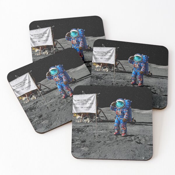 Item preview, Blue Spaceman To The Moon designed and sold by Choorstar.