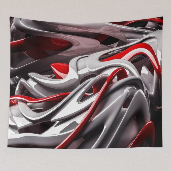 Item preview, fwc 0801 abstract art drawing red designed and sold by fred chiea.