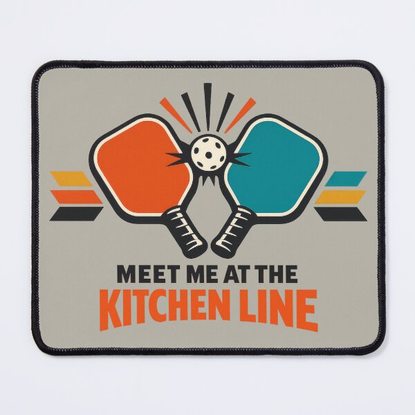 Item preview, Meet Me at the Kitchen Line Pickleball Design designed and sold by gagepd.