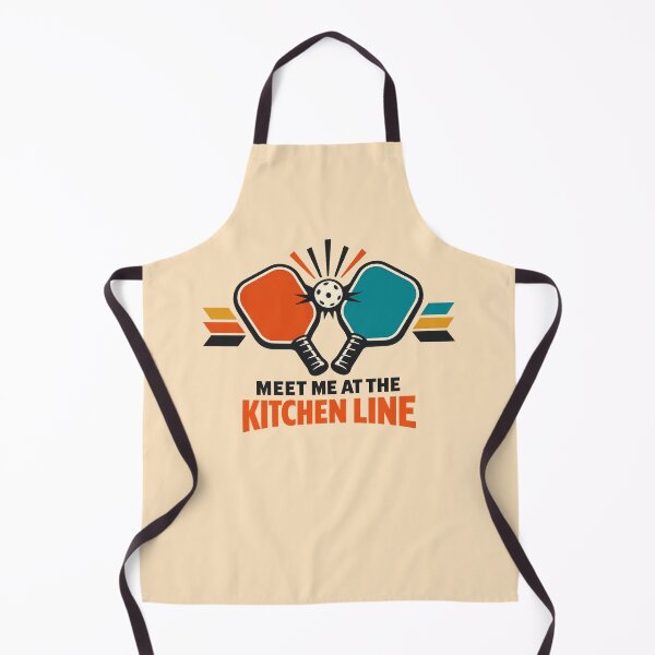 Item preview, Meet Me at the Kitchen Line Pickleball Design designed and sold by gagepd.